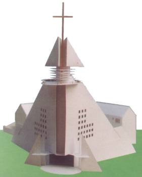 Makieta kościoła
